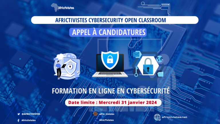 La cybersécurité accessible avec la formation par AfricTivistes